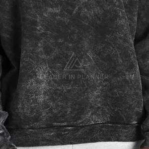 เสื้อสเวตเชิ้ตผู้ชายสไตล์ล่าสุด ผ้าฝ้าย ทรงเบสิค ล้างสีแบบแอซิด แขนยาว ใส่ได้ในฤดูร้อน เสื้อผ้าลำลองสำหรับผู้ชาย - Product Image 6