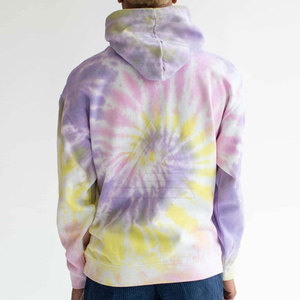 Sweats à capuche tie-dye colorés pour hommes, conçus avec une coupe décontractée et un tissu en coton mélangé doux pour la mode et les loisirs au quotidien. - Product Image 2