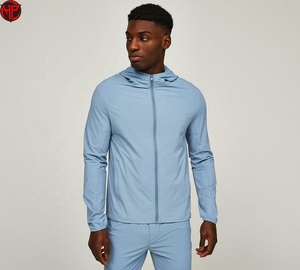 Conjunto Deportivo con Capucha para Hombre, Estampado, Ecológico, Ligero, de Secado Rápido, Chaqueta con Cremallera Completa, Pantalones Casuales, 100% Poliéster - Product Image 3