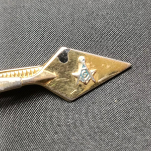 Exquisito Clip de Corbata Masónico Past Master, Color Dorado, Diseño 3D, Regalo para Masones, Insignia de Primera Calidad, Nuevo, Personalizado - Product Image 5