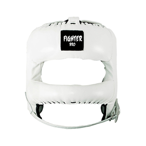 Casco de boxeo ajustable de cuero artificial, protector de cabeza para MMA, para entrenamiento de Muay Thai y sparring. - Product Image 4