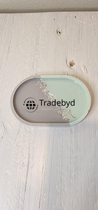 Elegante Bandeja Moderna de Resina, Plato Decorativo Móvil Hecho a Mano de Primera Calidad para Servir en el Hogar, Tradebyd - Product Image 2