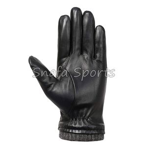 Gants de moto en cuir de daim noir de haute qualité pour la conduite, gants tendance pour hommes et femmes - Product Image 4