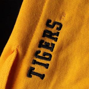 Missouri Tigers Colosseum Arch & Logo Tackle Twill Full-Zip Hoodie - Gold - Product Image 6