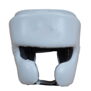 Protège-tête d'arts martiaux unisexe en cuir de vachette de haute qualité, design respirant, fermeture auto-agrippante, protection de base pour - Product Image 2