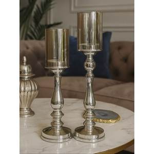 Support à bougies en aluminium doré fait main, porte-bougie en métal personnalisé pour la décoration de la maison et des événements, porte-bougie de Noël - Product Image 6