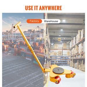 Carrello Industriale per Macchinari con Capacità di 3 Tonnellate (6614 LBS), in Acciaio al Carbonio, Rotazione a 360 Gradi, Nuovo, per Industrie al Dettaglio - Product Image 1