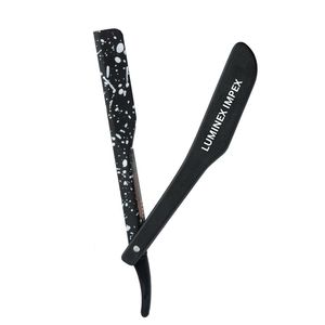Luminex Impex Professional Straight Razor Brown Wood Handle Stainless Steel Barber Razor With Replaceable Blade - Product Image 6