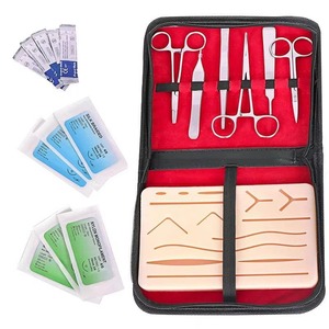 Surgical <b>Suture</b> Practice <b>Kit</b> for <b>Suture</b> Training Manual Use Includes Large Silicone <b>Suture</b> Pad Pre-Cut Steel - Product Image 4