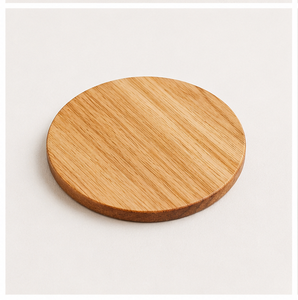 Premium Handcrafted Round Wood <b>Coaster</b> Set Natural Grain <b>Heat</b>-Resistant Drink Mats For Coffee Tea & Bar Tableware Eco-Friendly - Product Image 4