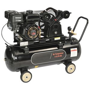 Serbatoio Compressore d'Aria Orizzontale da 21 Galloni, 7HP, Alimentato a Gas, 9CFM@115PSI, Pompa a Pistone, Sistema Industriale di Compressione dell'Aria a Gas - Product Image 1