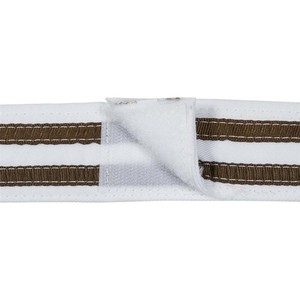 Ceinture d'arts martiaux en gros BJJ Karaté Judo Ceinture de grade de maître Logo personnalisé Usine OEM - Product Image 3