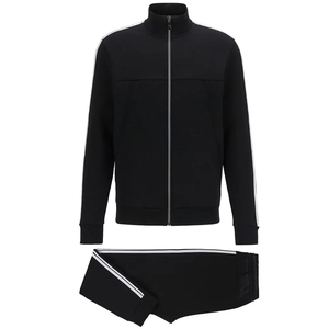 Survêtements de sport extensibles pour l'entraînement en plein air, vêtements de course et de jogging, coupe ajustée, veste et pantalon à séchage rapide, ensemble athlétique - Product Image 4