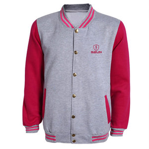 Hot Sale Custom Made Varsity <b>Jacket</b> New Trendy Fashion 2026 Winter Top Selling Gray and <b>Red</b> Color New Design Men's <b>Jackets</b> - Product Image 1