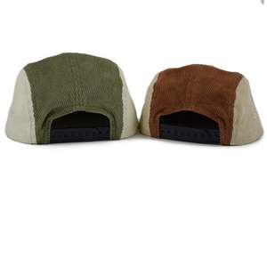 Venta al por Mayor de Gorras de Pana de 5 Paneles Personalizadas Multicolores para Bebés, Niños Pequeños y Jóvenes, para Correr y Hacer Senderismo, sin Estructura - Product Image 3