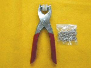 DK-1002-1 คีมหนีบขนาดเล็ก ด้ามสีแดง - Product Image 1