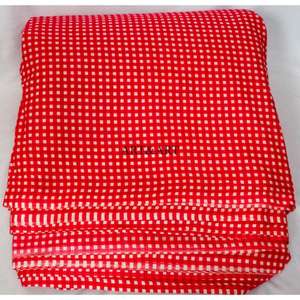 Tela de algodón suave con diseño de cuadros, estampado a mano indio, tela india hecha a mano para confección de ropa, tela de verano por yarda - Product Image 3