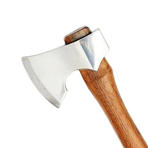 Reliable Steel Head Mini <b>Axe</b> With Comfortable Wooden <b>Handle</b> For Camping Hiking Outdoor Wood Cutting Gardening Bushcraft - Product Image 2