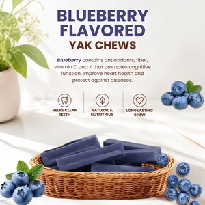 Friandises à mâcher pour chiens au fromage de lait de yak de l'Himalaya et myrtille naturelle, sans céréales, riches en protéines, pour une santé dentaire durable, marque privée - Product Image 3