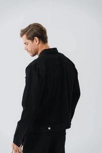 <b>Customized</b> <b>Denim</b> <b>Jacket</b> Outerwear Autumn Winter <b>Jacket</b> Coat for Men Long Sleeve Trendy Men's Slim Fit Casual Streetwear <b>Jacket</b> - Product Image 2