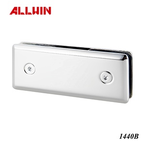ALLWIN 1458 90mm latón macizo 90 grados abrazadera de vidrio montada en la pared con pulgadas y sistema de medición Métrico - Product Image 4