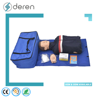 Mannequin de formation RCP demi-corps Deren en PVC, modèle d'enseignement médical de premiers secours, mannequin de formation aux soins humains DRA037