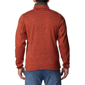 Pull-over de golf respirant pour homme avec logo personnalisé, col montant, col à revers, hauts d'hiver actifs, teint en pièce, délavé, 3D, 100% coton - Product Image 5