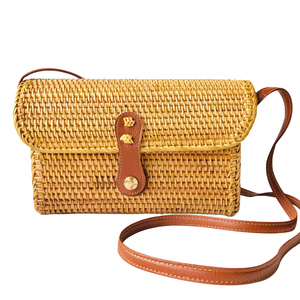กระเป๋าหนังหวายขายดี กระเป๋าหวายและหนังดีไซน์เนอร์ขายส่งจากโรงงานโดยตรง ราคาแข่งขัน รับผลิตแบบ ODM - Product Image 1