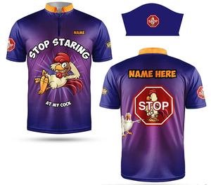 Camiseta de Béisbol Personalizada con Cierre de Cremallera de 1/4, Sublimación, Impresión por Sublimación, Secado Rápido, Transpirable, Unisex, Deportiva - Product Image 3