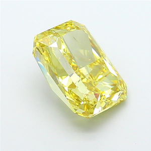 Diamant Jaune Intense Cultivé en Laboratoire, Taille Coussin Radiant Fantaisie, Certifié CVD, Pierre Précieuse Libre pour Créations de Joaillerie Fine de Luxe - Product Image 3