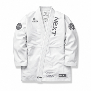 Kimono de BJJ blanc, uniforme de karaté, qualité supérieure, Shoyorol BJJ Gi V2 Fighter, Jiu-Jitsu brésilien, 100% coton, léger - Product Image 1