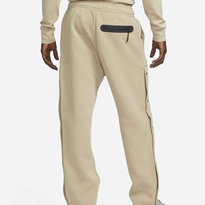 <b>Wholesale</b> Eco-Friendly Polyester/Cotton Fleece High Waist Loose High Quality Stacked Slim Fit <b>Flare</b> Straight Casual Men's Pants - Product Image 2
