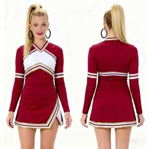 Ropa de Baile Transpirable de Alta Calidad con Impresión por Sublimación, Corte Ajustado, para Entrenamiento Profesional y Uniformes de Animadoras - Product Image 1
