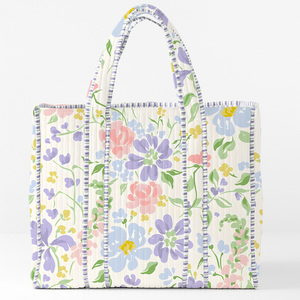 <span class=keywords><strong>Sac</strong></span> fourre-tout matelassé Monogramme <span class=keywords><strong>Flora</strong></span> Printemps pour femmes, nouvelle arrivée, <span class=keywords><strong>sac</strong></span> <span class=keywords><strong>à</strong></span> <span class=keywords><strong>main</strong></span> en polyester pour filles - Product Image 4