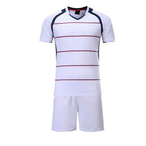 Tenues de football personnalisées jaunes/noires de haute qualité, respirantes, légères, avec impression par transfert thermique, ensembles d'uniformes d'équipe courts, prix raisonnable - Product Image 5