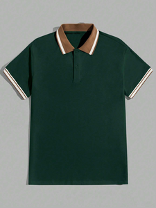 Logotipo Bordado Personalizado al por Mayor para Camiseta Polo 100% Algodón Unisex para Golf, Diseño Liso Estampado para Hombre - Product Image 5
