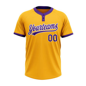 Maillot de baseball personnalisé pour homme, séchage rapide, style vintage, respirant, en polyester, imprimé par sublimation, OEM - Product Image 2