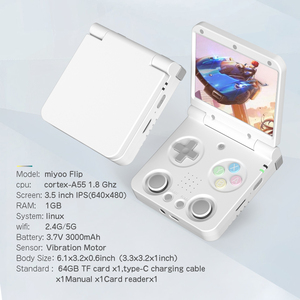<span class=keywords><strong>Consola</strong></span> de Juegos Portátil Plegable Inteligente <span class=keywords><strong>Miyoo</strong></span> Flip <span class=keywords><strong>V2</strong></span> de 3.5 Pulgadas, Compatible con Proyección de Pantalla, Juego en Línea para 2 Jugadores - Product Image 4