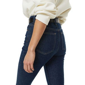Meilleurs jeans skinny pour femmes, design tendance, pantalon en denim slim, pantalon bleu empilé de qualité, vêtements pour femmes, OEM - Product Image 3