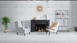 Azulejos de Porcelana Esmaltada Pulida de 60x120 cm, Azulejos Esmaltados Duraderos para Pisos y Paredes Interiores - Product Image 6