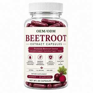 Capsules d'extrait de betterave les plus vendues, qualité alimentaire, naturelles, favorisent l'immunité et une peau saine et éclatante - Product Image 1