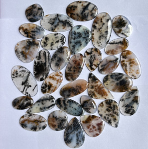 Agate Dendritique Naturelle Pierres Précieuses en Vrac Vente en Gros Agate Dendritique Cabochon Pierres Précieuses Belle Pierre Précieuse pour la Fabrication de Bijoux - Product Image 1