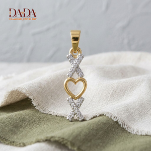 Collier pendentif en forme de cœur, bijoux en or personnalisés, diamants cultivés en laboratoire, plaqué rhodium, certifié IGI, design cœur d'amour, tendance - Product Image 5
