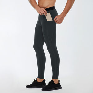 Ropa Deportiva para Hombre, Leggings de Yoga de Spandex y Nailon, Nueva Llegada, Venta al Por Mayor, Alta Calidad, Transpirables, Cintura Elástica, Sin Costuras, Logotipo Personalizado - Product Image 4
