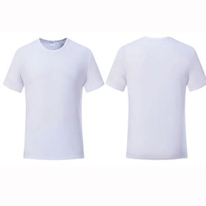 Factory USA Size Adult Kids Plain <b>White</b> Knitted Print <b>t</b> <b>Shirts</b> 100% Cotton Short Sleeve Regular Fit Digital Printing Blank - Product Image 3