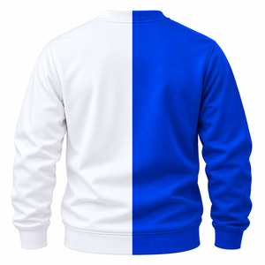 Sudadera de Cuello Redondo para Hombre, Bicolor Azul y Blanco, con Letras Griegas de la Fraternidad Phi Beta Sigma, Sudadera de Manga Larga de Forro Polar - Product Image 4