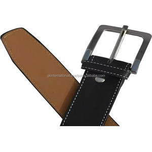 White Stitched Heavy Duty Men's Fashion Leather Casual <b>Belt</b> Handcrafted Solid Leather <b>Belts</b> and <b>Accessories</b> for Gift Purpose - Product Image 3