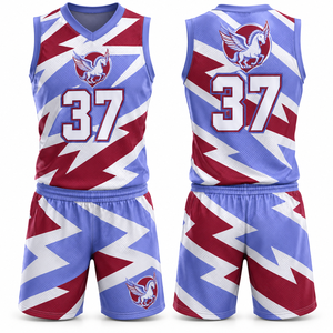 Ensemble Maillot et Short de Basketball à Séchage Rapide, Coutures Lisses, Broderies Durables, Tenue de Joueur pour Matchs Scolaires, Fabricant et Vente au Détail - Product Image 3