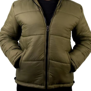 Chaqueta Acolchada de Invierno al por Mayor, Chaqueta Acolchada de Alta Calidad con Revestimiento de Burbujas, Chaqueta Exterior Acolchada Resistente al Viento para Hombre - Product Image 1