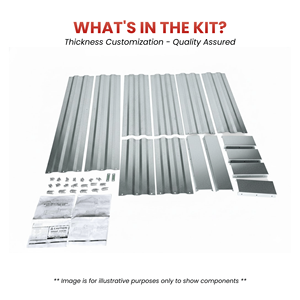 Lits de jardin surélevés modulaires en acier galvanisé en gros, design empilable pour l'extérieur, pour les légumes, approvisionnement en usine GB012 - Product Image 3